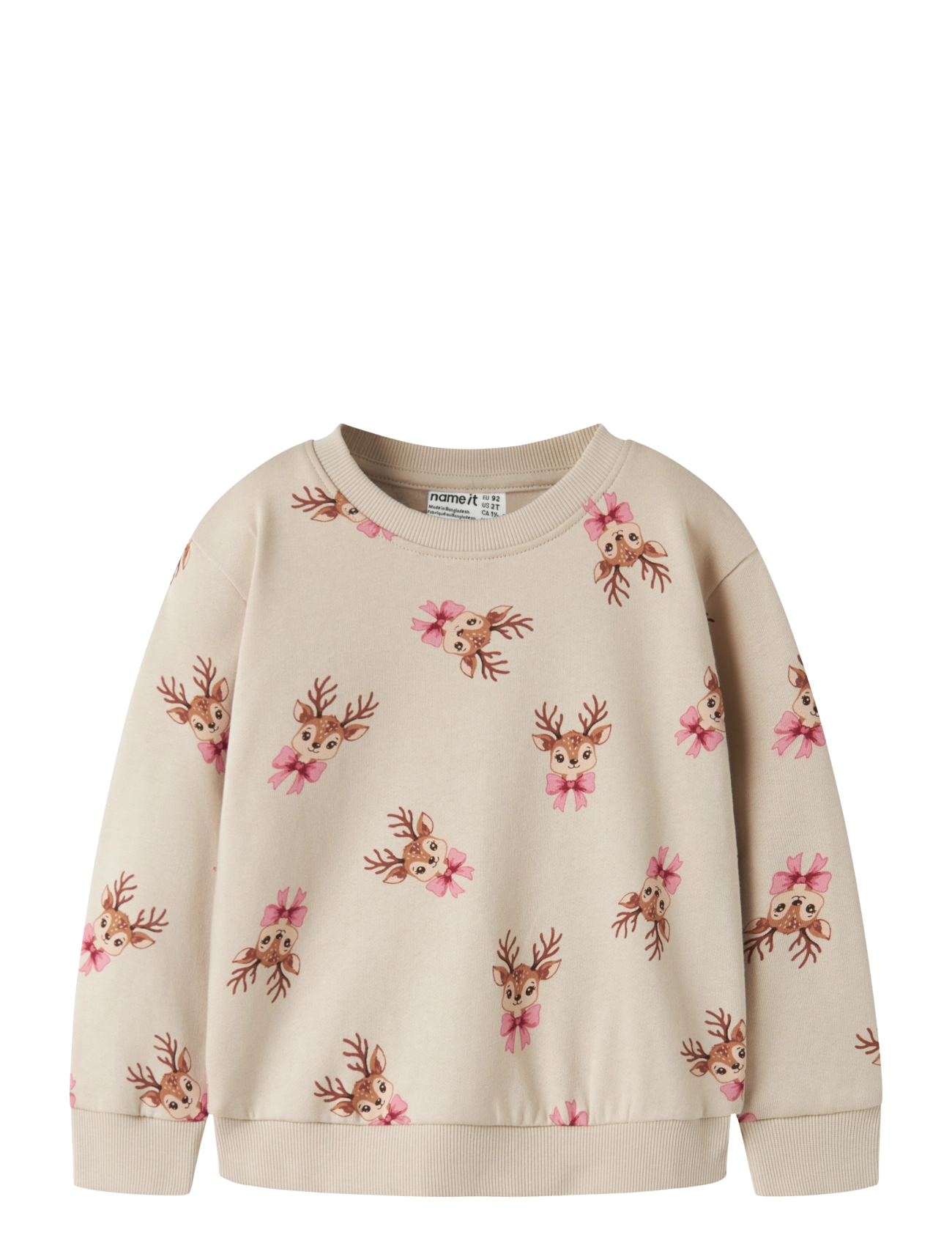 name it NMFVERTRUD LS NREG SWEAT BRU - Sweatshirts - PEYOTE / beige