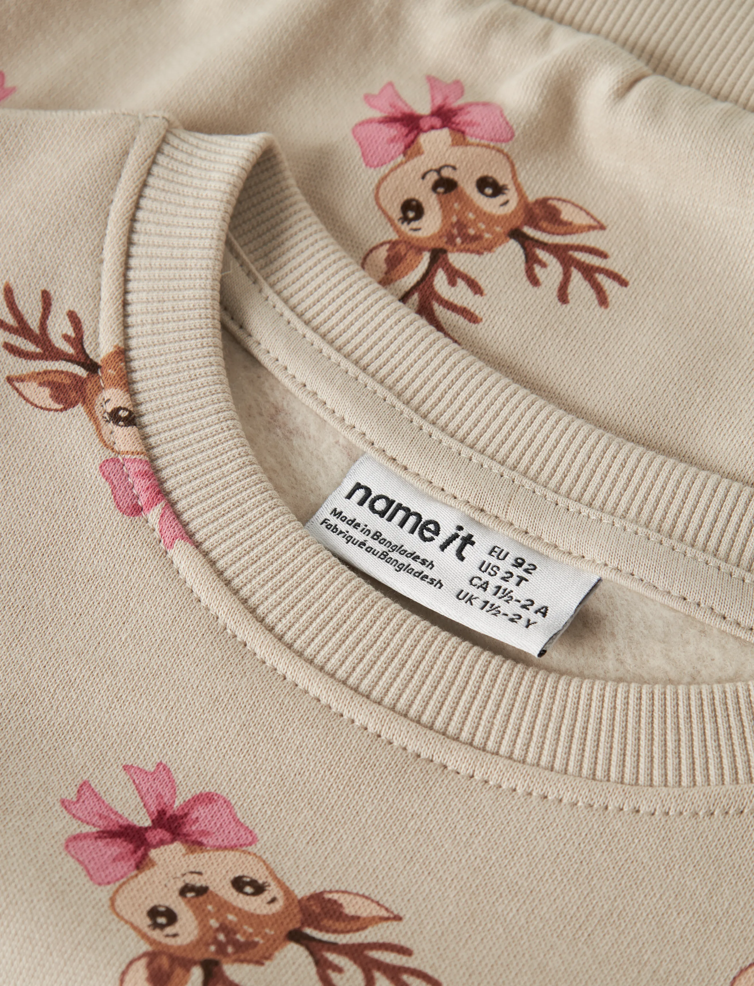 name it - NMFVERTRUD LS NREG SWEAT BRU - peyote - 3