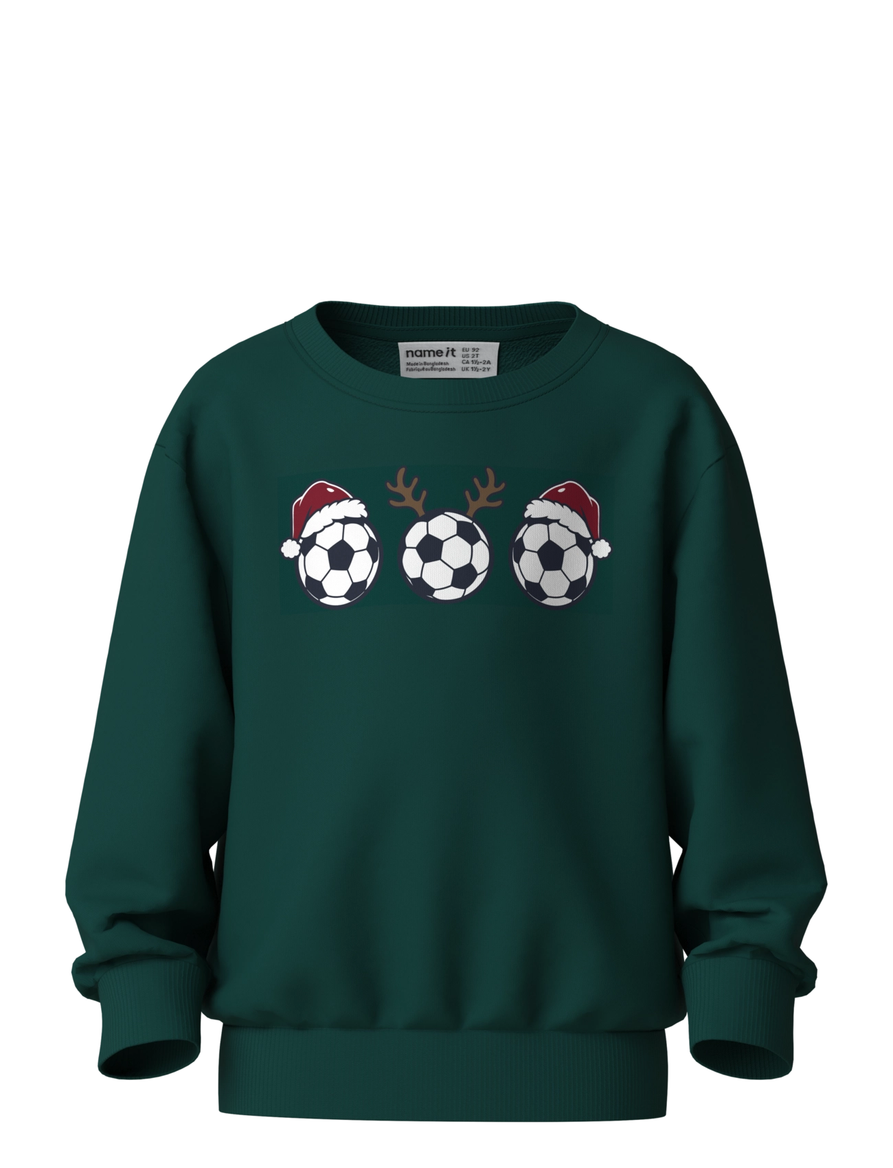name it NMMVOLUF LS NREG SWEAT BRU - Sweatshirts - BOTANICAL GARDEN / green