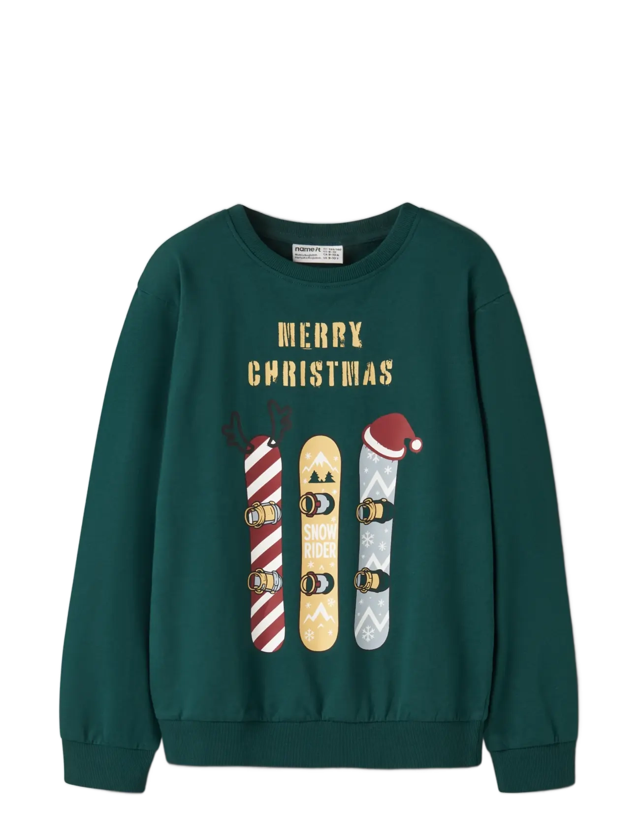 name it - NKMVRALLO LS NREG SWEAT BRU - sweatshirts - botanical garden - 2
