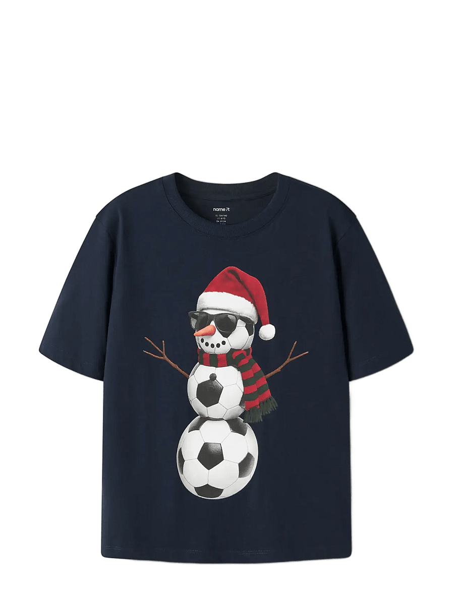 name it - NKMVOSMAS SS NREG TOP - kortærmede t-shirts - navy blazer - 2