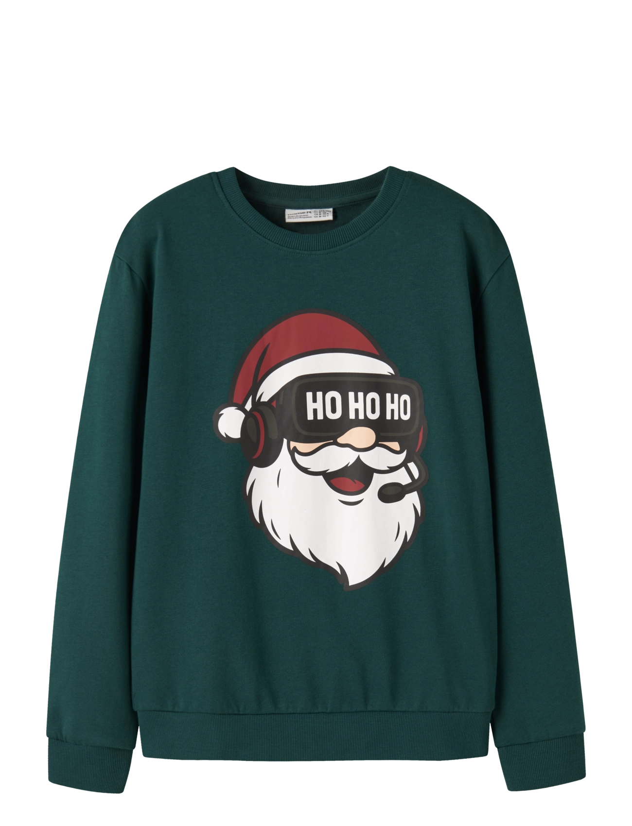 name it NKMVOLUF LS NREG SWEAT BRU - Name it - BOTANICAL GARDEN / green
