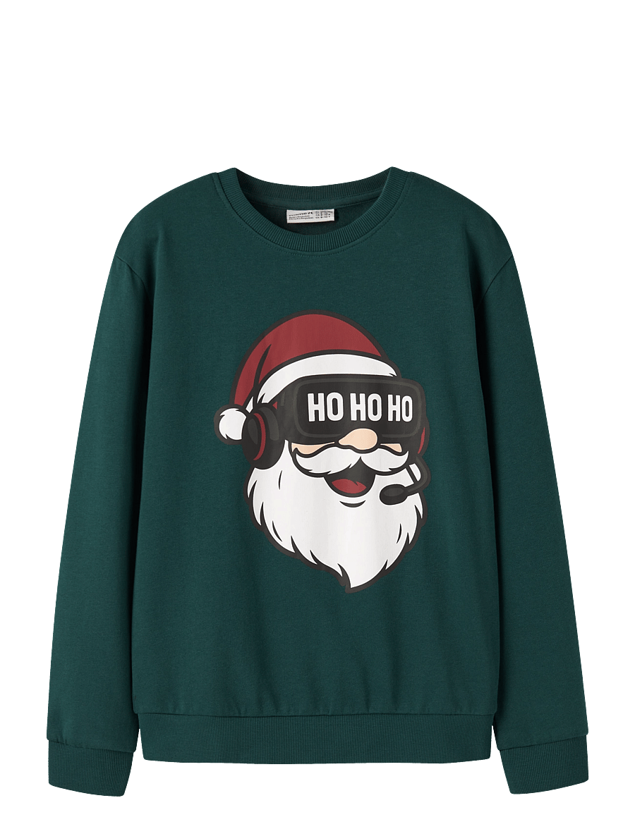name it - NKMVOLUF LS NREG SWEAT BRU - sweatshirts - botanical garden - 0