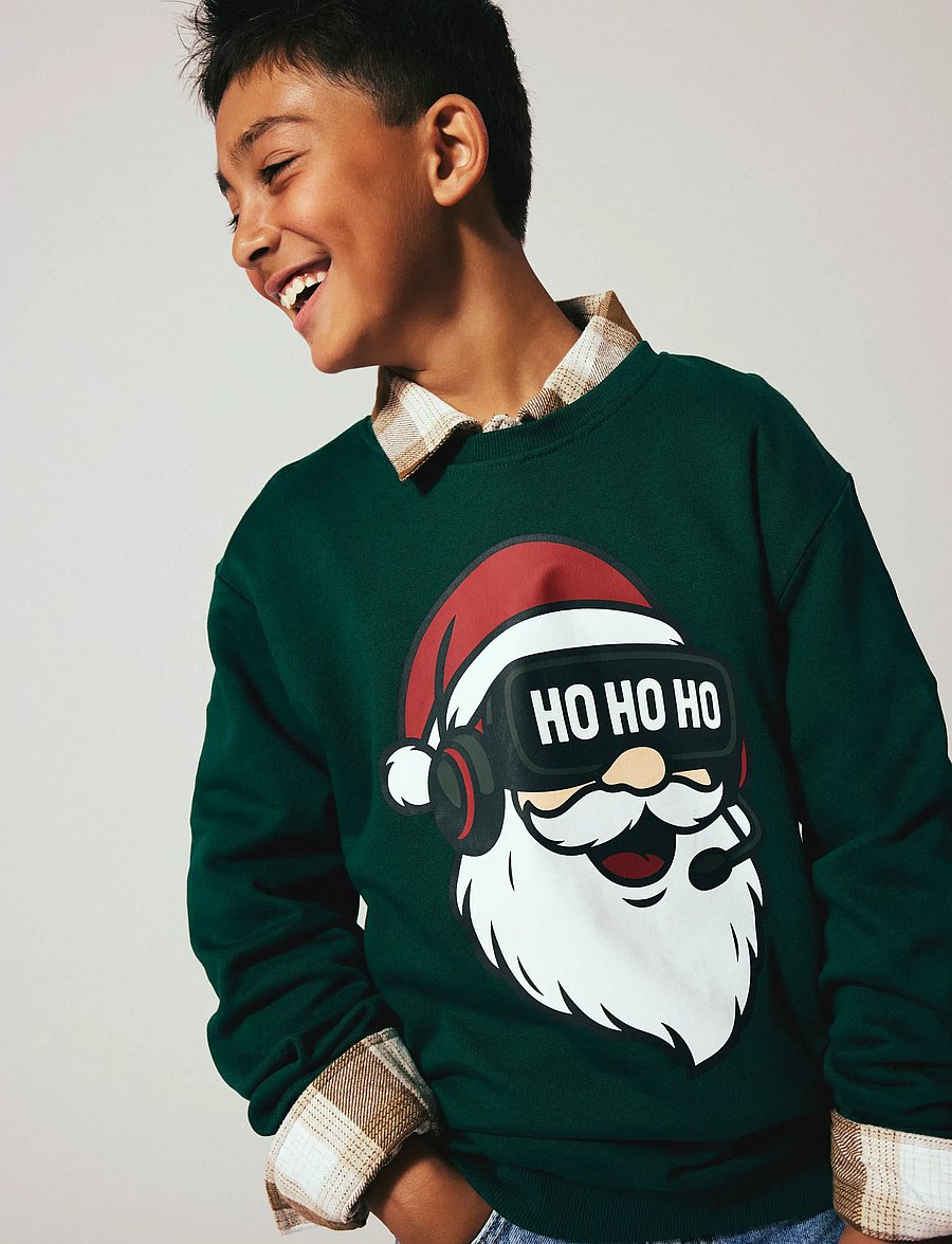 name it - NKMVOLUF LS NREG SWEAT BRU - sweatshirts - botanical garden - 3