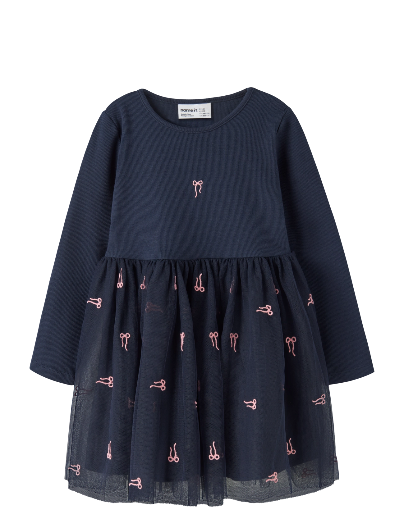 name it NMFVEROSS LS TULLE DRESS - Name it - NAVY BLAZER / navy