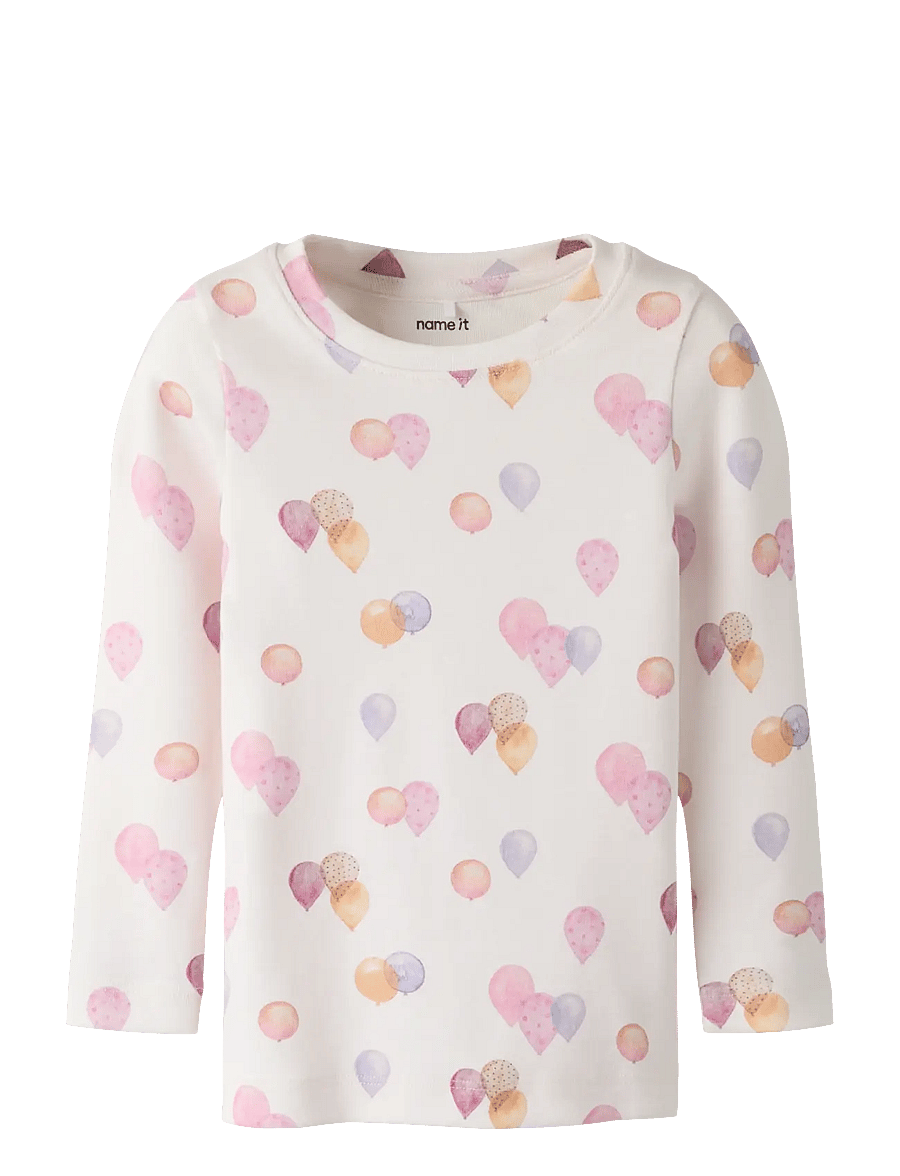 name it - NMFDELILAH XSL LS TOP - langærmede t-shirts - carinaria - 0