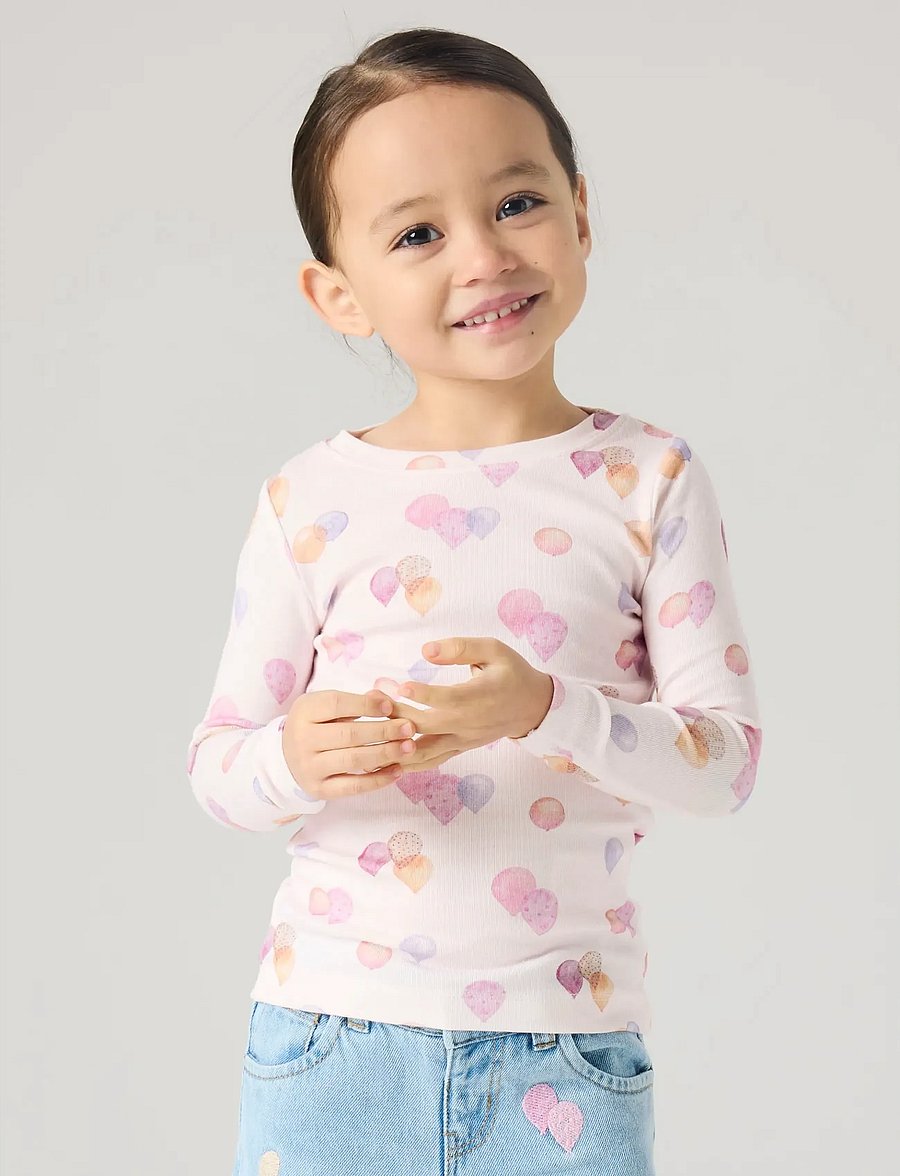 name it - NMFDELILAH XSL LS TOP - langærmede t-shirts - carinaria - 4