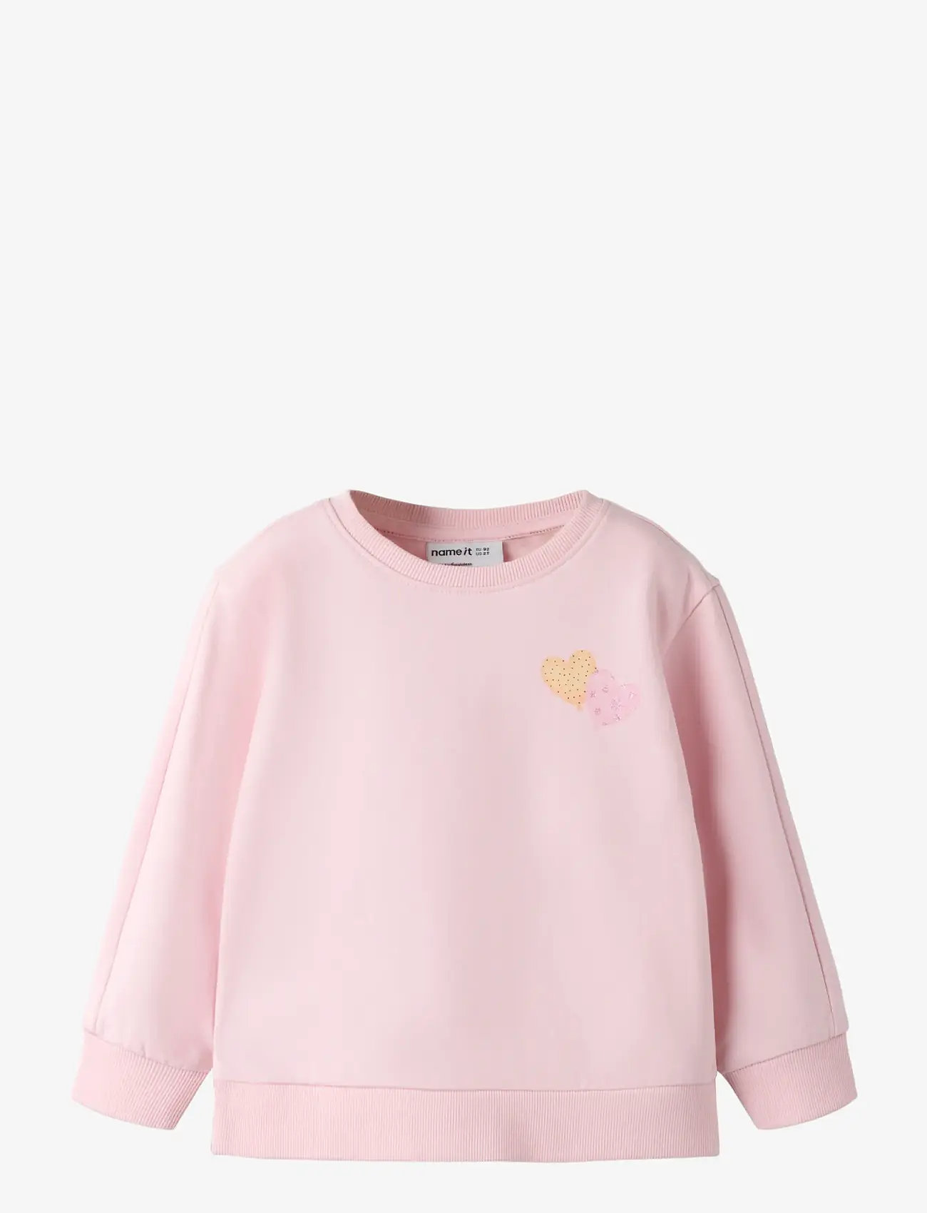 name it - NMFDENILA LS NREG SWE BRU - sweatshirts - parfait pink - 1