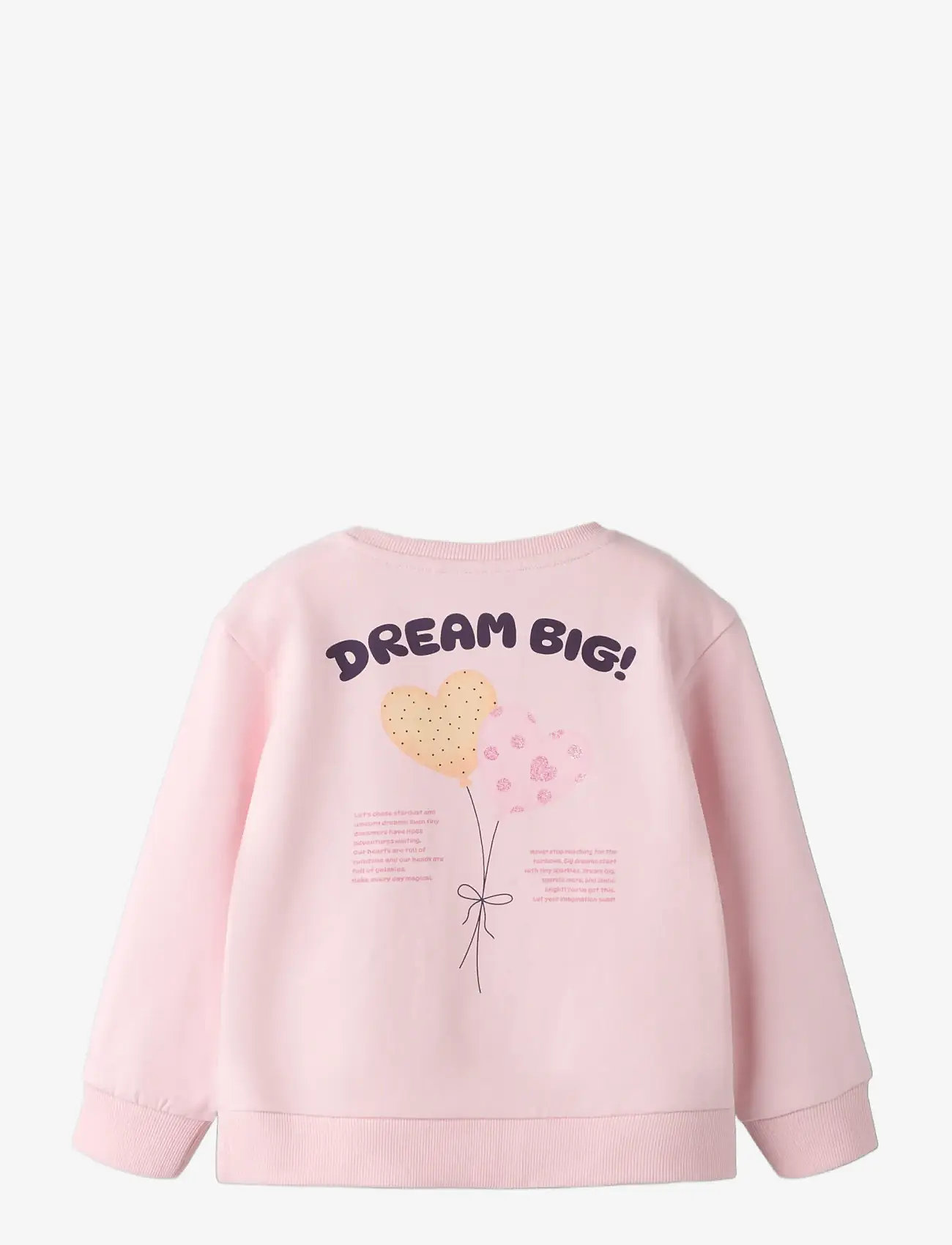 name it - NMFDENILA LS NREG SWE BRU - sweatshirts - parfait pink - 2