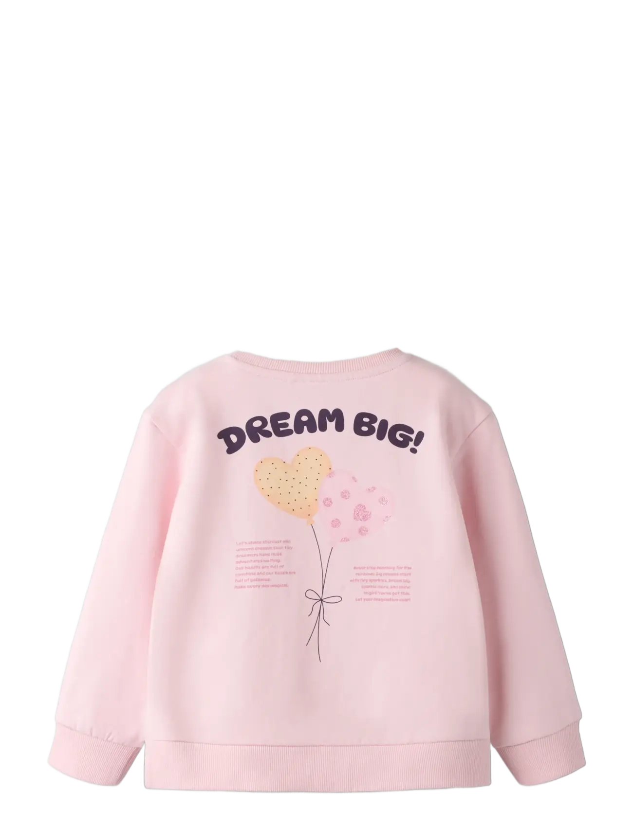 name it - NMFDENILA LS NREG SWE BRU - sweatshirts - parfait pink - 2
