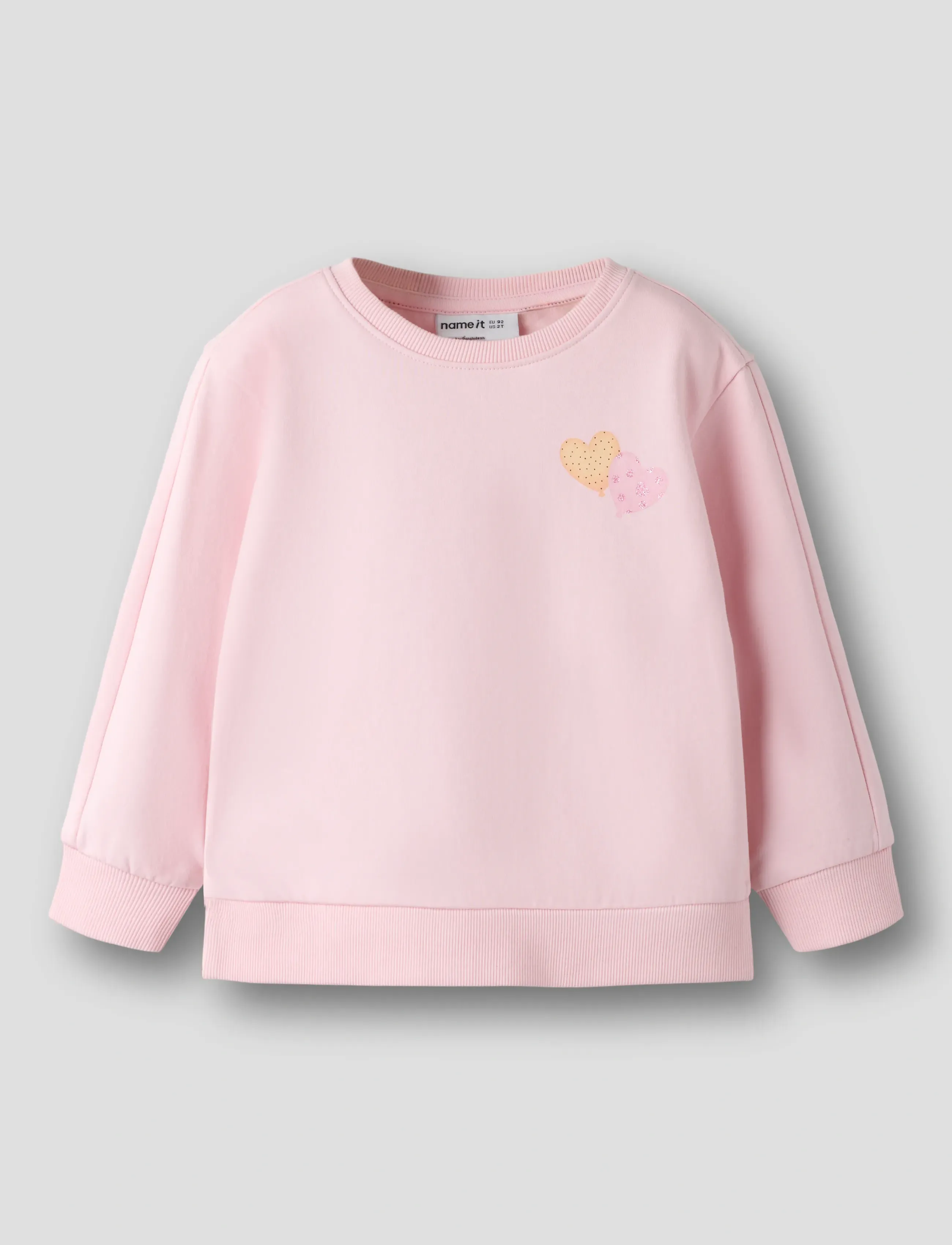 name it NMFDENILA LS NREG SWE BRU - Sweatshirts - PARFAIT PINK / pink/rose