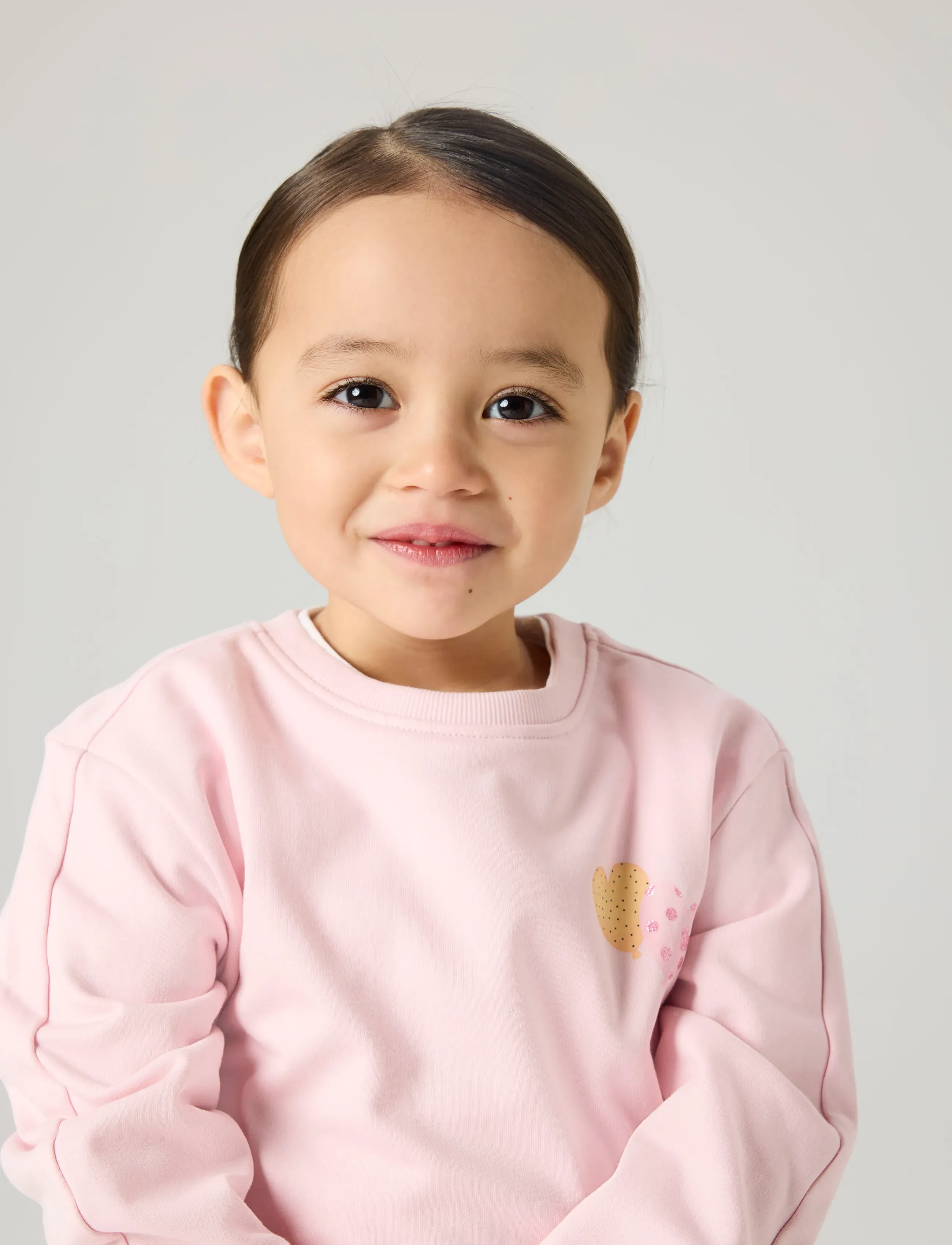 name it - NMFDENILA LS NREG SWE BRU - sweatshirts - parfait pink - 5