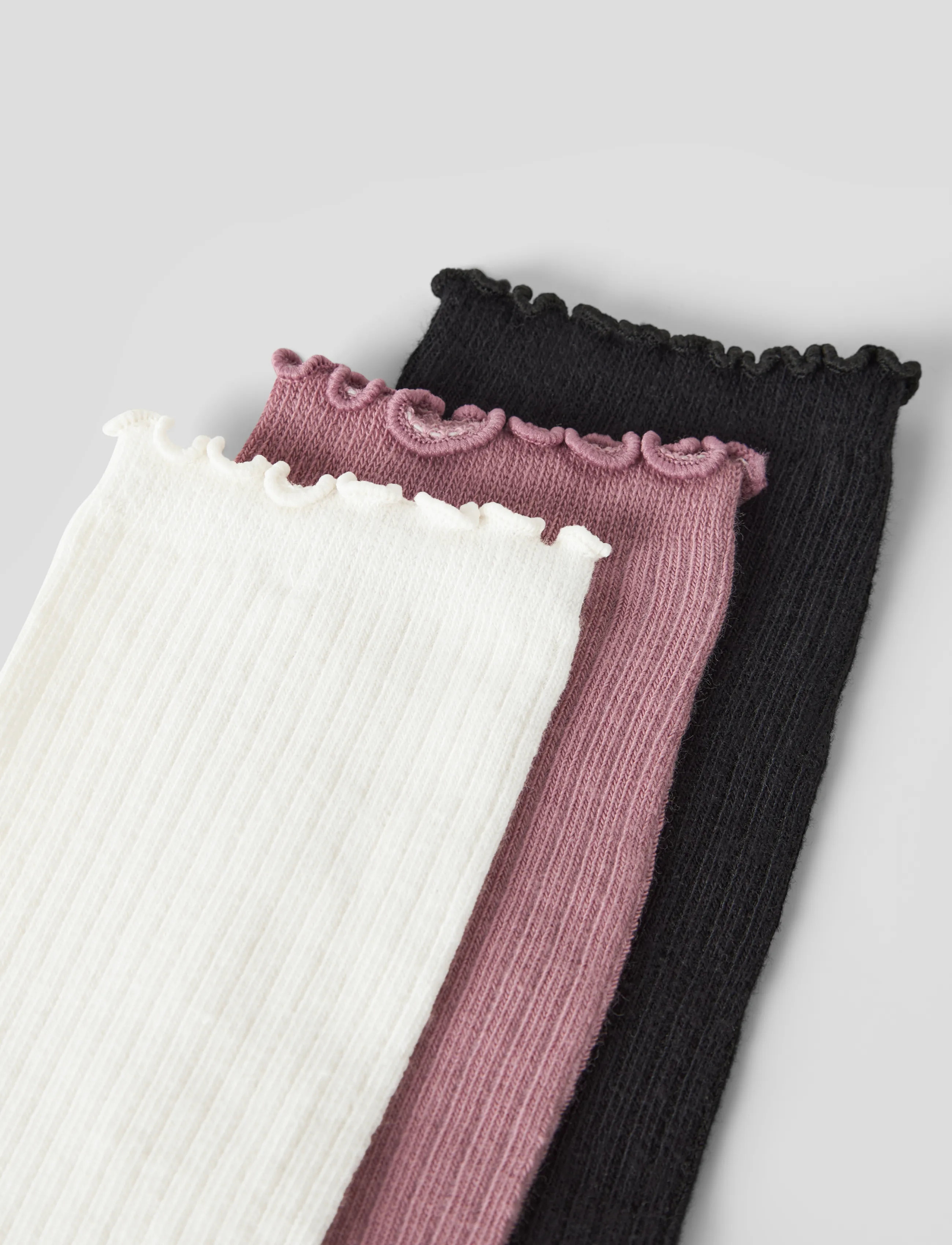 name it - NKFOFANTI 3P SOCK - cloud dancer - 3