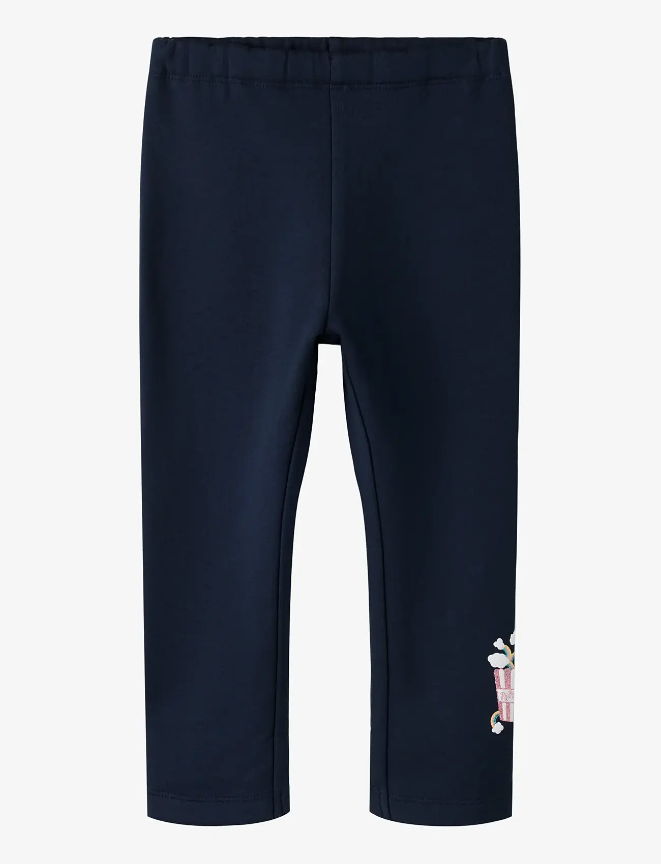 name it - NMFDITTIE SWE LEGGING BRU - leggings - navy blazer - 0