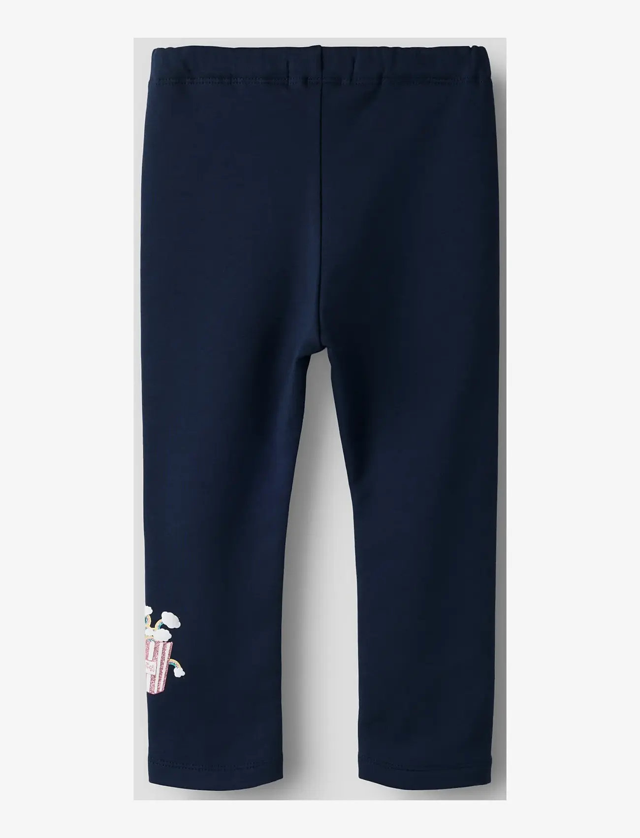 name it - NMFDITTIE SWE LEGGING BRU - leggings - navy blazer - 1