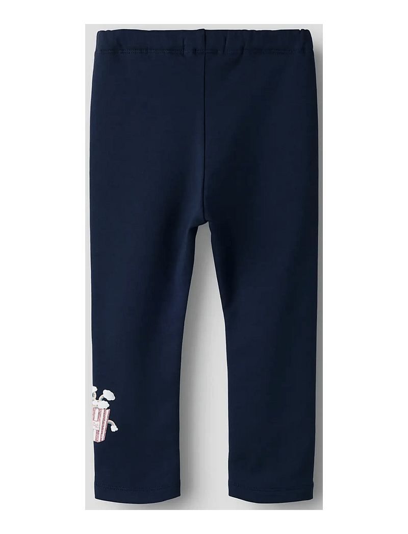 name it - NMFDITTIE SWE LEGGING BRU - leggings - navy blazer - 1