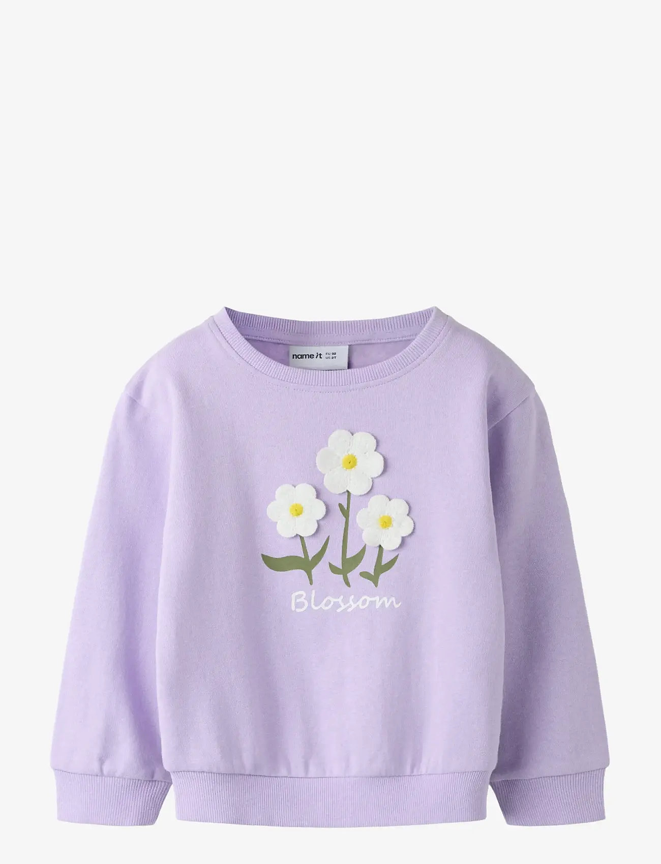 name it - NMFDANIEA LS NREG SWE BRU - sweatshirts - lavendula - 0