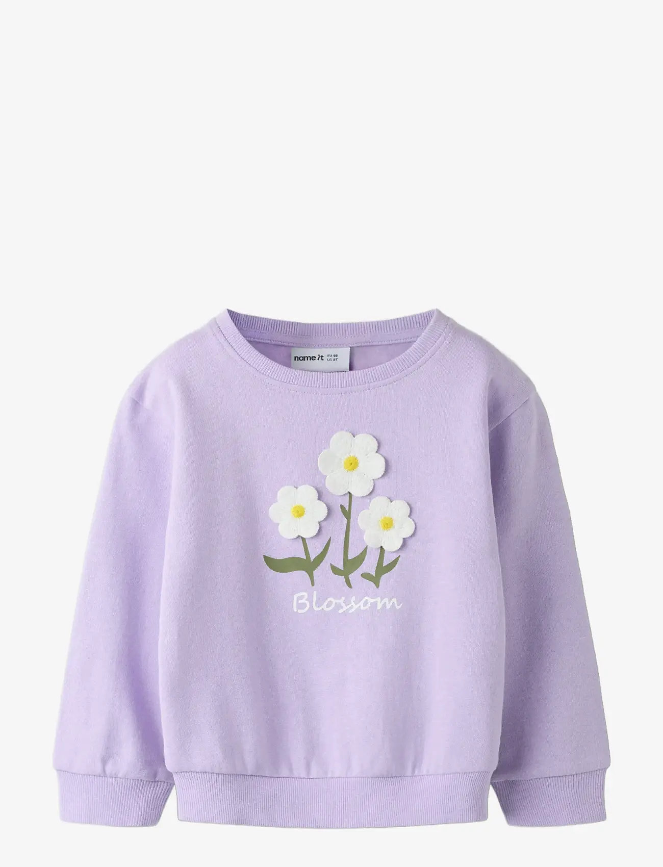 name it - NMFDANIEA LS NREG SWE BRU - sweatshirts - lavendula - 2