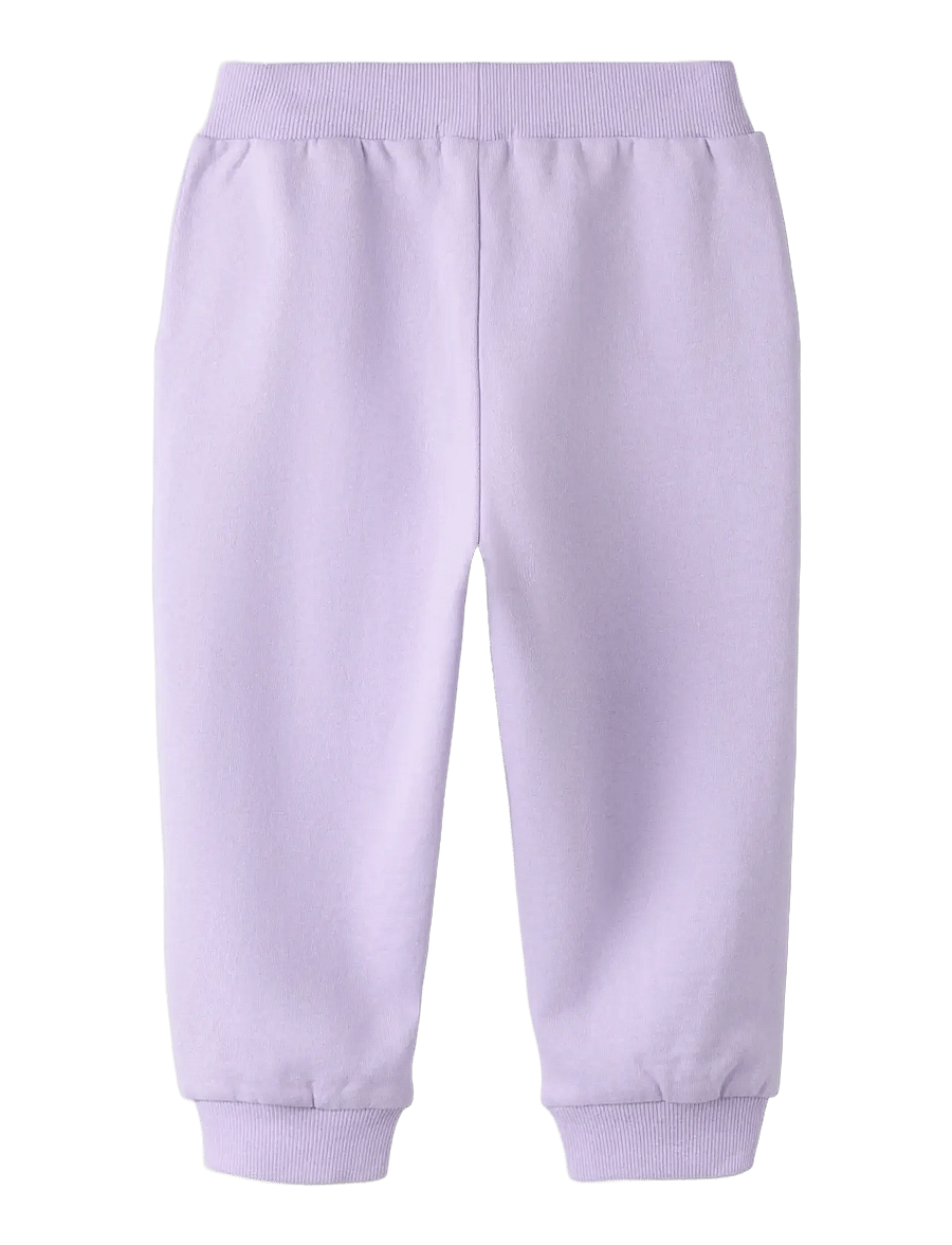 name it - NMFDANIEA NREG SWE PANT BRU - dressipüksid - lavendula - 1
