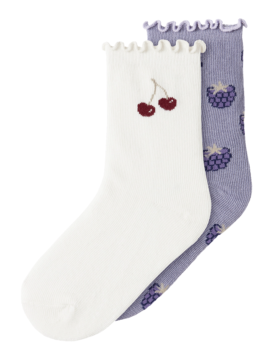 name it - NMFONINA 2P SOCK - cloud dancer - 0