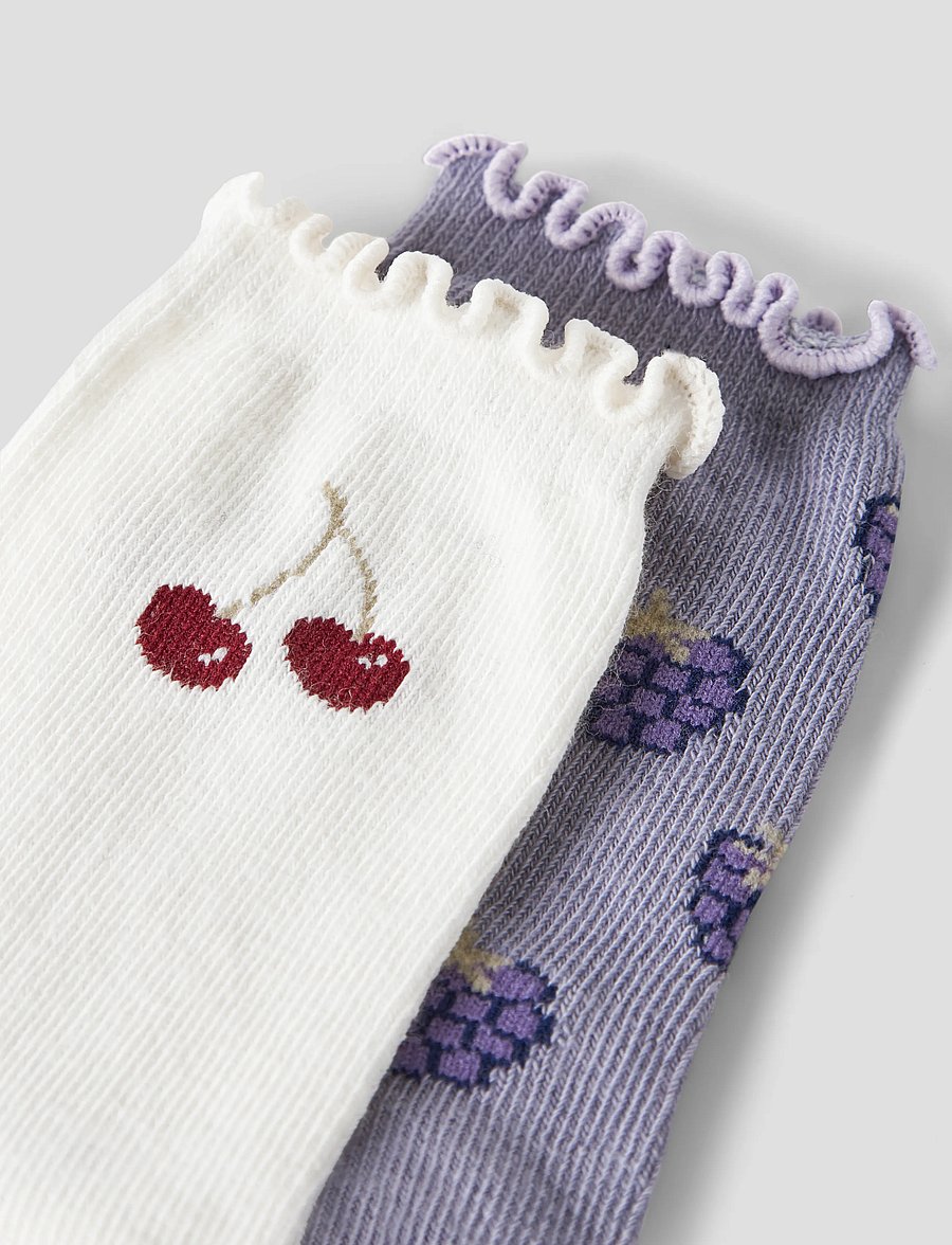 name it - NMFONINA 2P SOCK - cloud dancer - 2