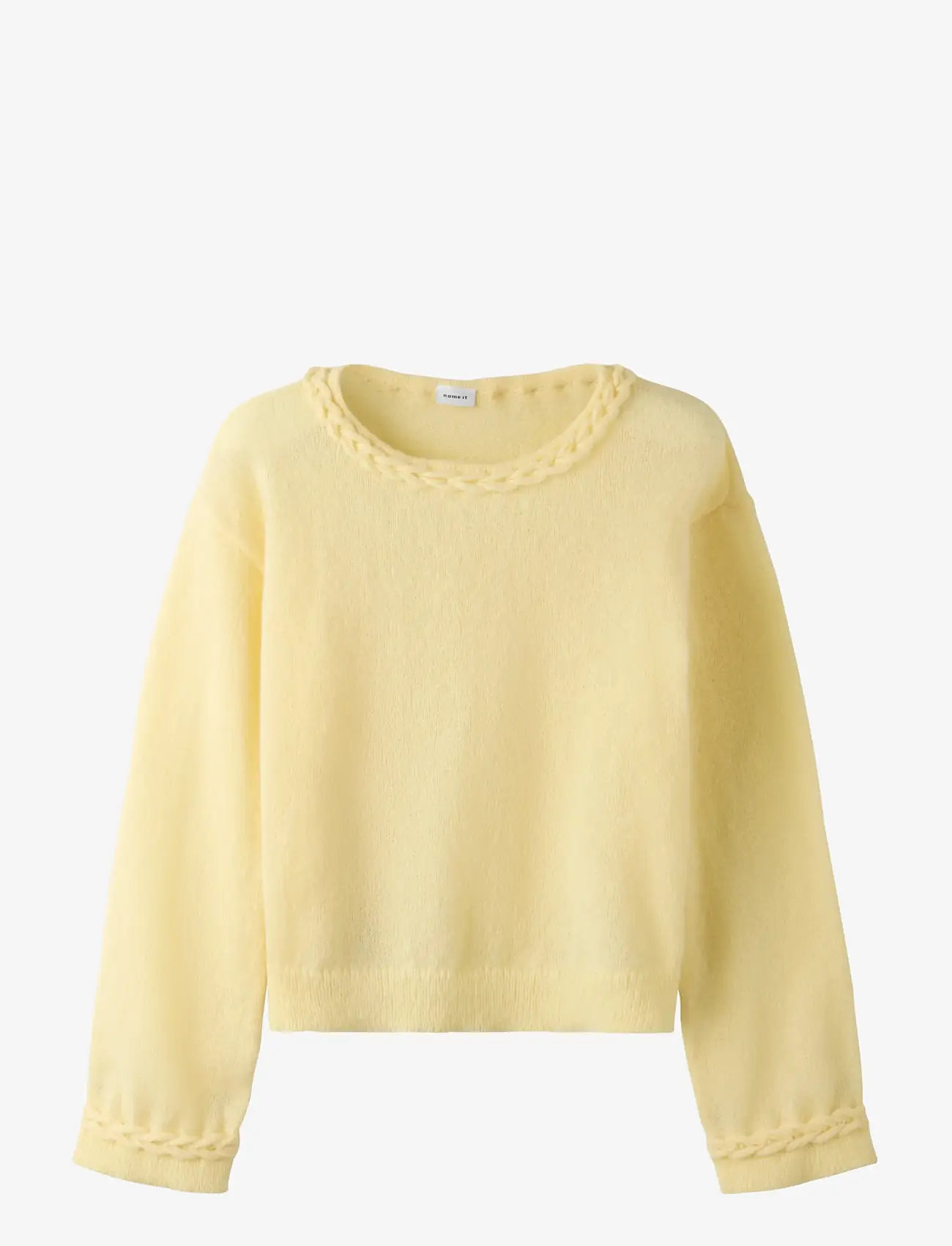 name it - NKFDALLISY LS KNIT - pullover - double cream - 1