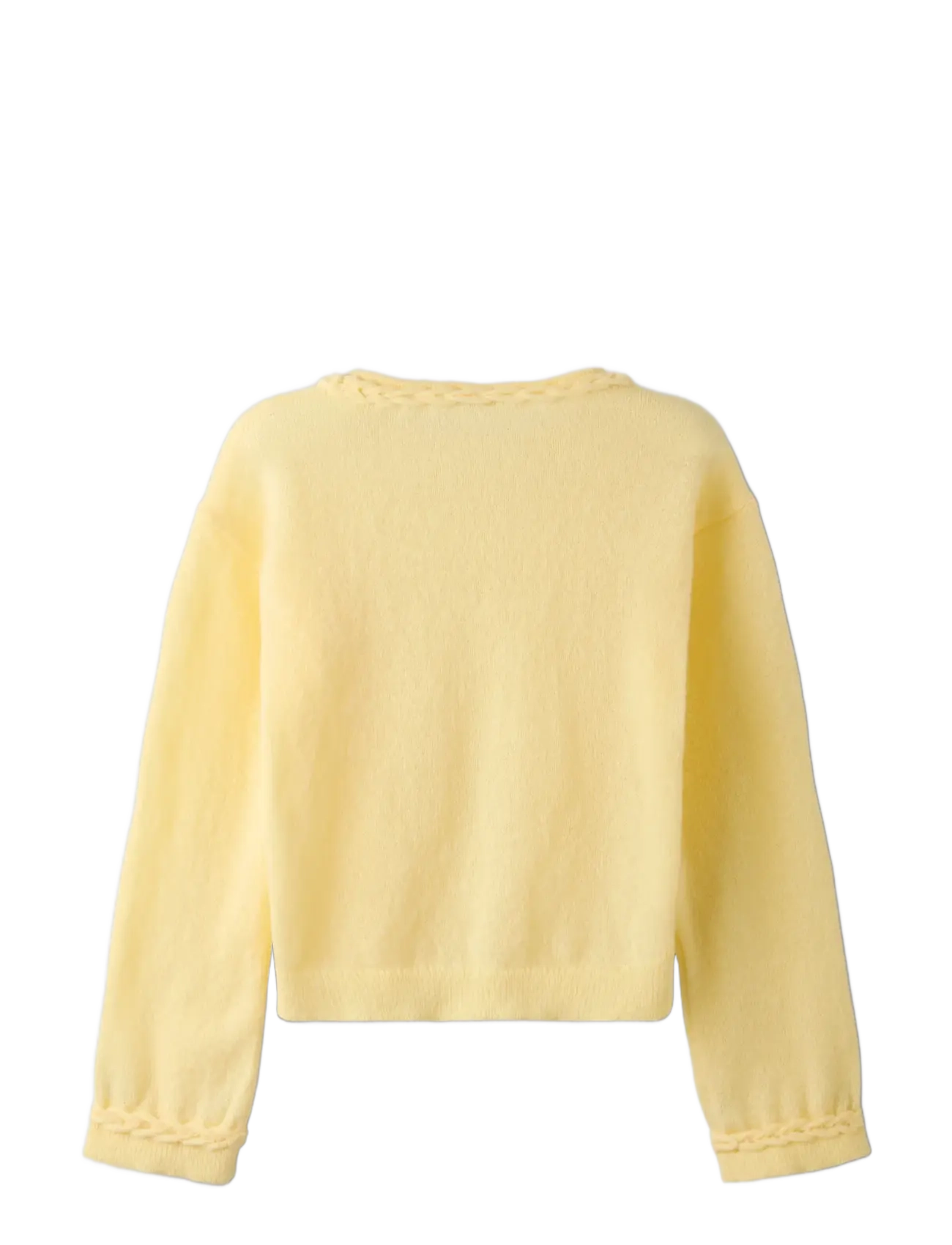 name it - NKFDALLISY LS KNIT - tröjor - double cream - 2