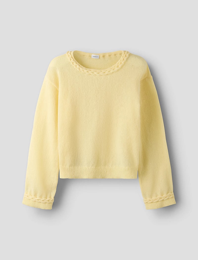 name it - NKFDALLISY LS KNIT - pullover - double cream - 0