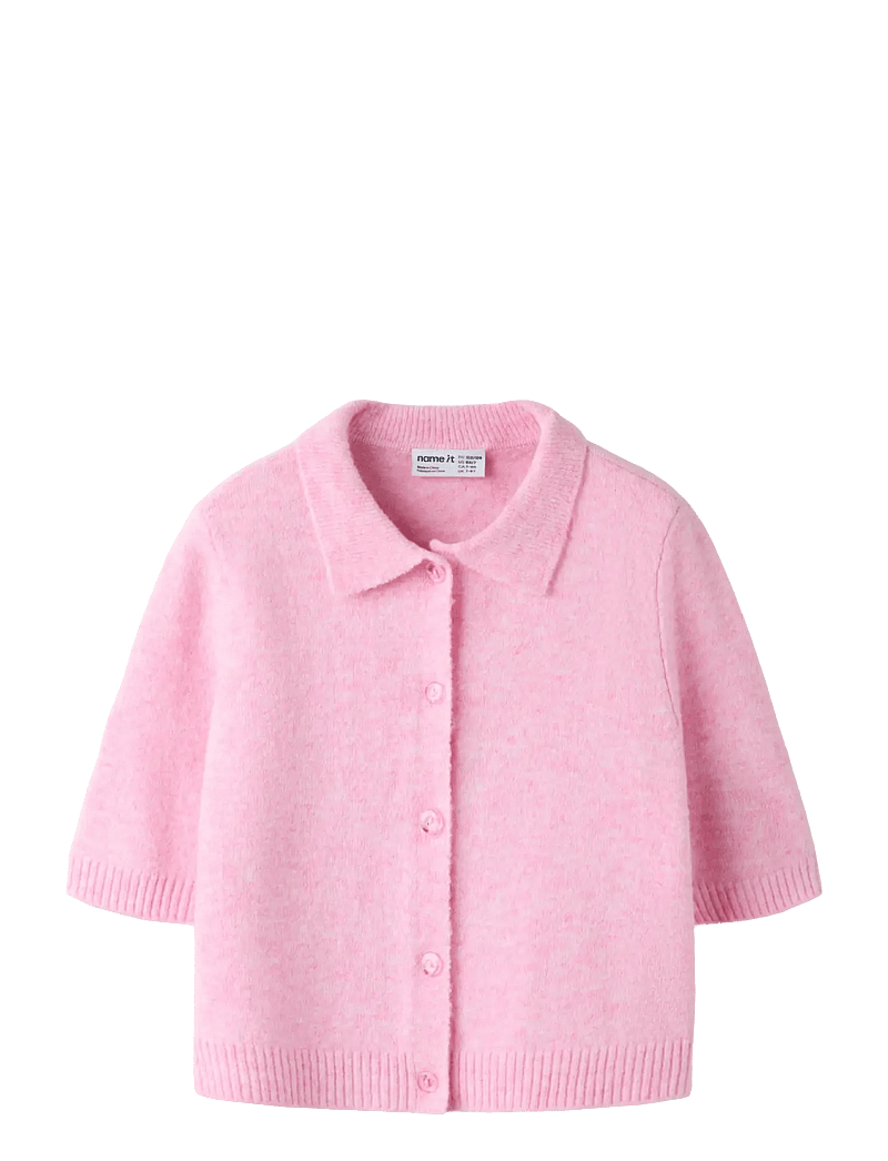 name it - NKFDISSEA SS KNIT CARD - cardigans - pirouette - 0