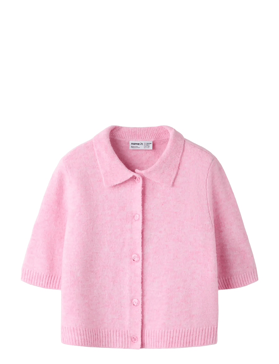 name it - NKFDISSEA SS KNIT CARD - cardigans - pirouette - 0