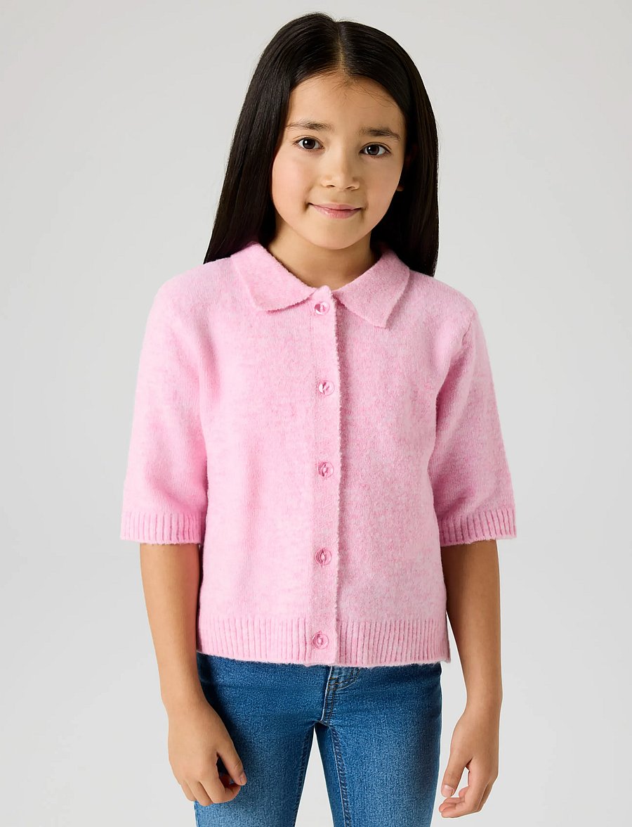 name it - NKFDISSEA SS KNIT CARD - cardigans - pirouette - 3