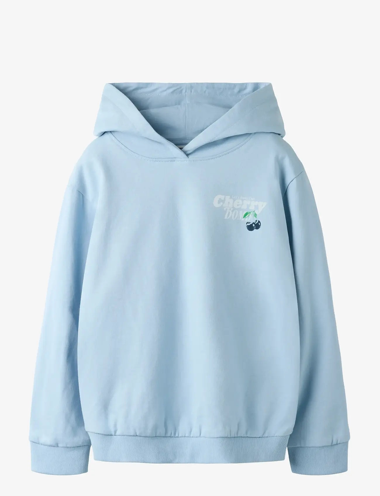 name it - NKFDILINA LS NREG SWE WH BRU - sweatshirts - cashmere blue - 0