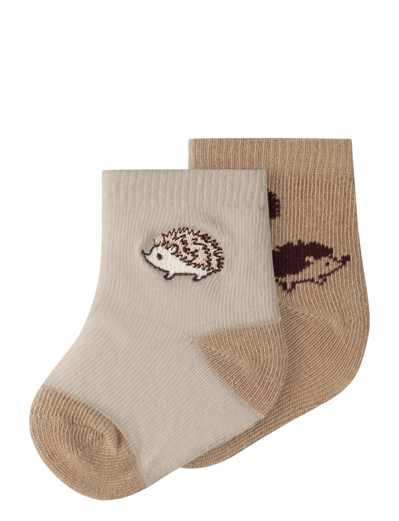 name it NBNOSTICK 2P SOCK - Shop by age - SESAME / beige