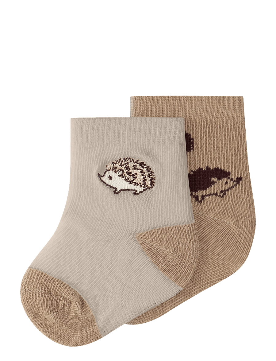 name it - NBNOSTICK 2P SOCK - sesame - 0