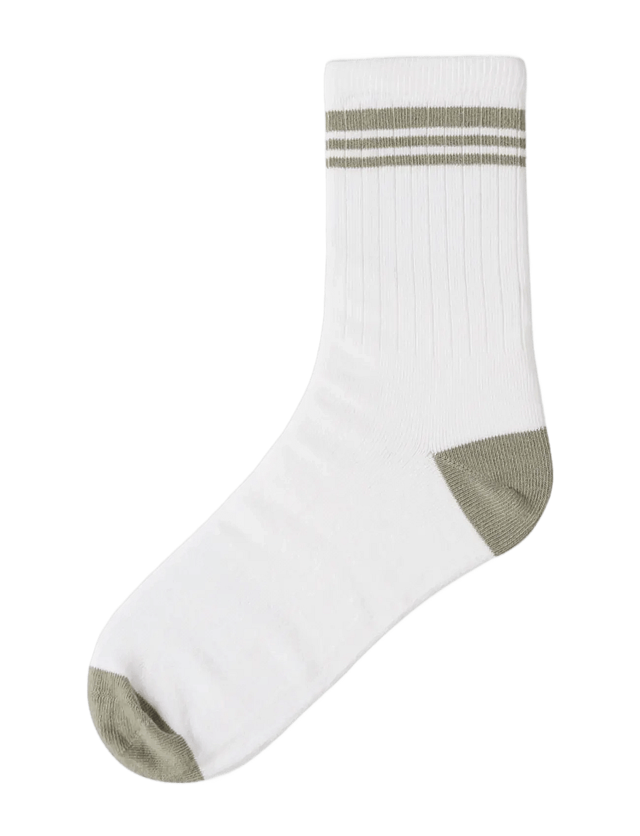 name it - NKMOSON 3P SOCK - strømper - cloud dancer - 1