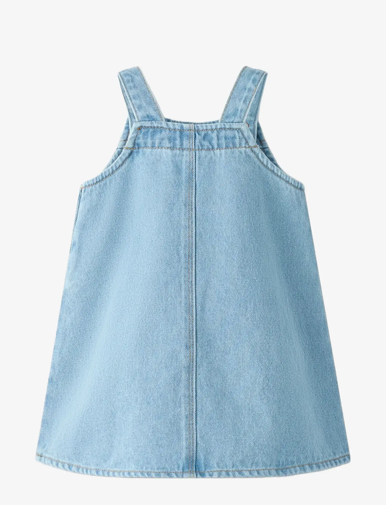 name it - NBFSILLA DNM BIB SKIRT 4999-ZA - Ärmlösa babyklänningar - medium blue denim - 2