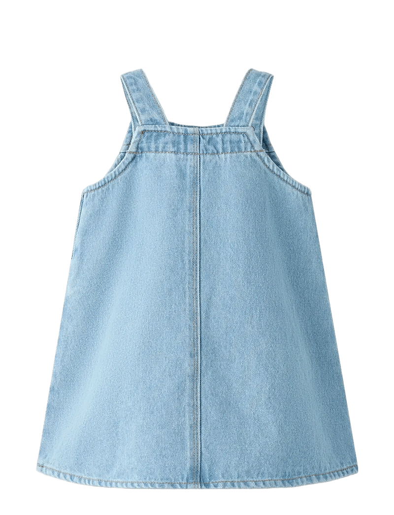 name it - NBFSILLA DNM BIB SKIRT 4999-ZA - Ärmlösa babyklänningar - medium blue denim - 2