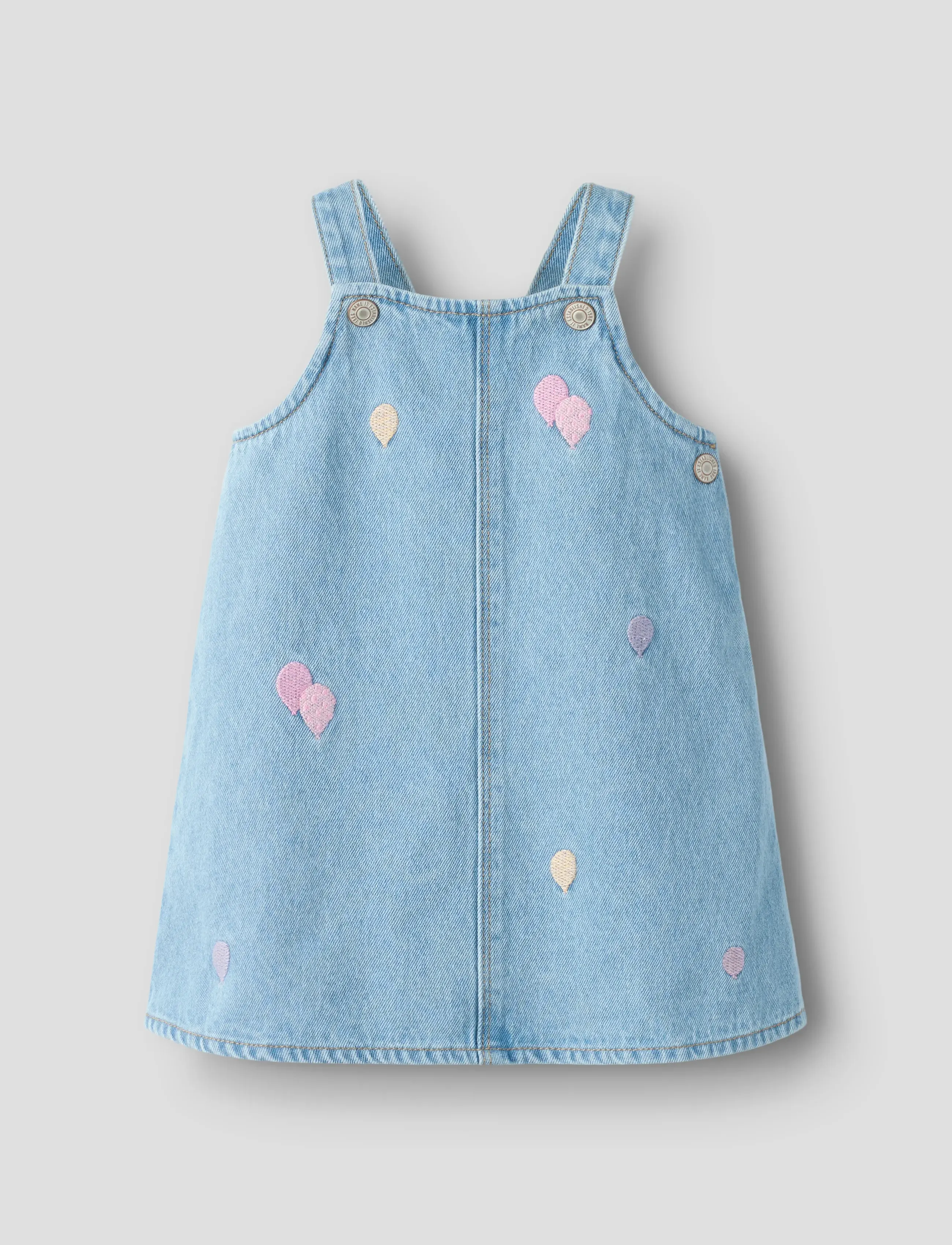 name it NBFSILLA DNM BIB SKIRT 4999-ZA - Klänningar & Kjolar - MEDIUM BLUE DENIM / blue