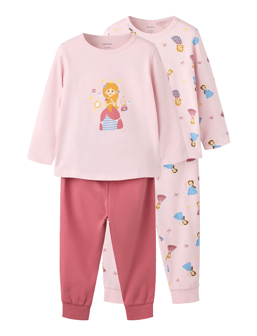 name it - NMFNIGHTSET 2P PRINCESS NOOS - parfait pink - 0