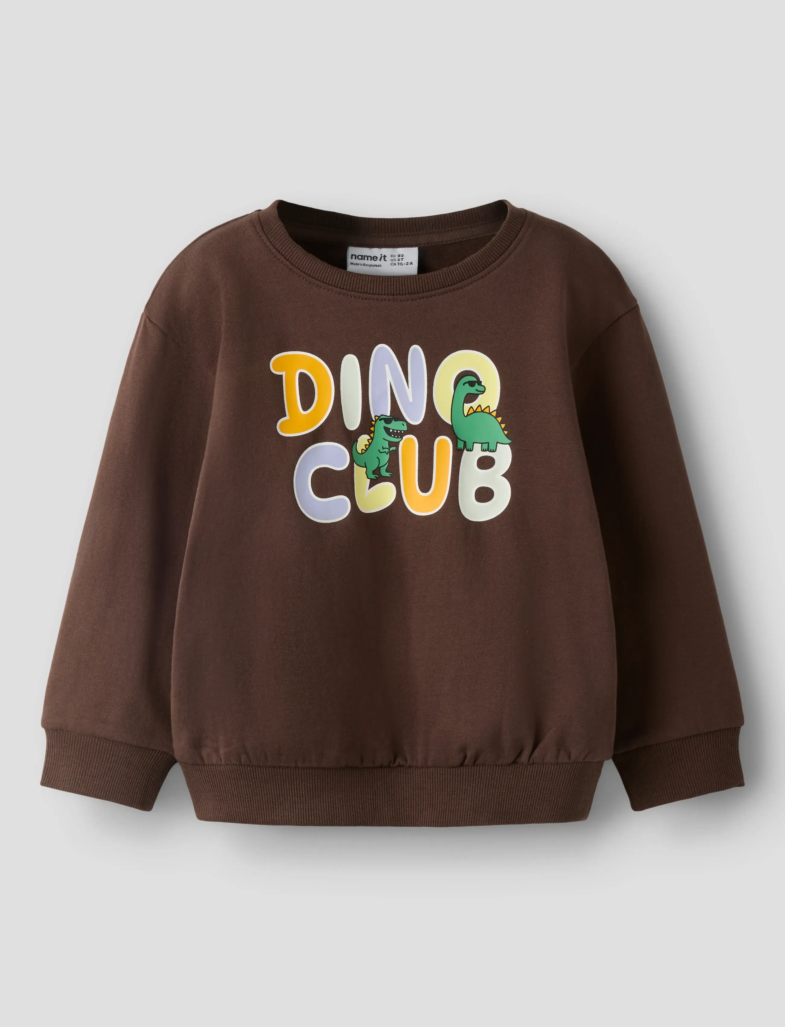 name it NMMDAKKIAN LS NREG SWE BRU - Sweatshirts - SHOPPING BAG / brown