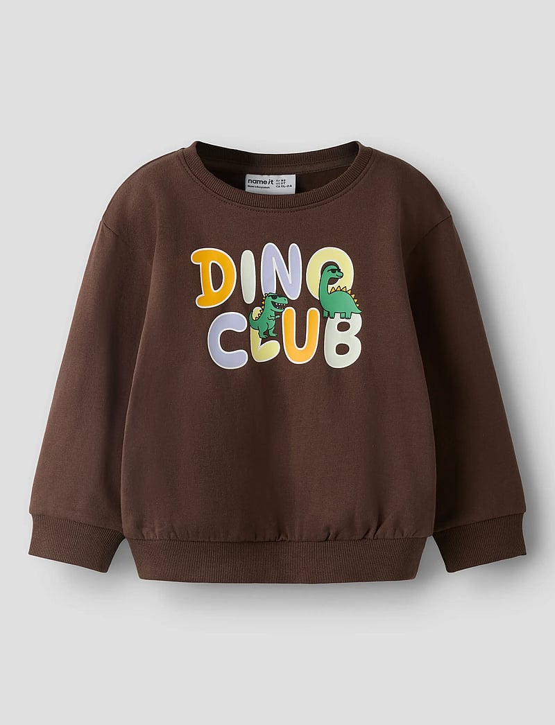 name it - NMMDAKKIAN LS NREG SWE BRU - sweatshirts - shopping bag - 0