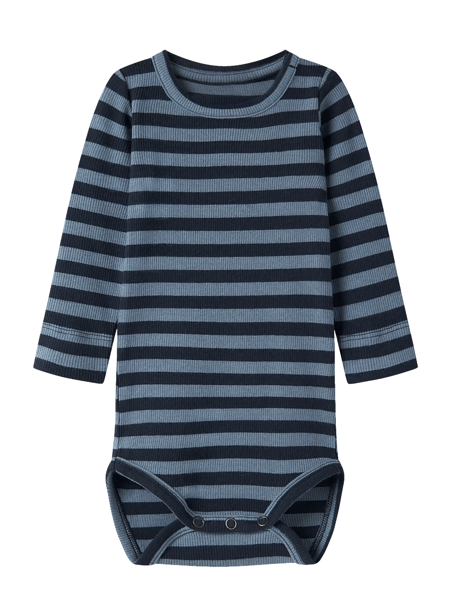 name it - NBNBANIO LS BODY NOOS - langärmelig - dark sapphire - 0