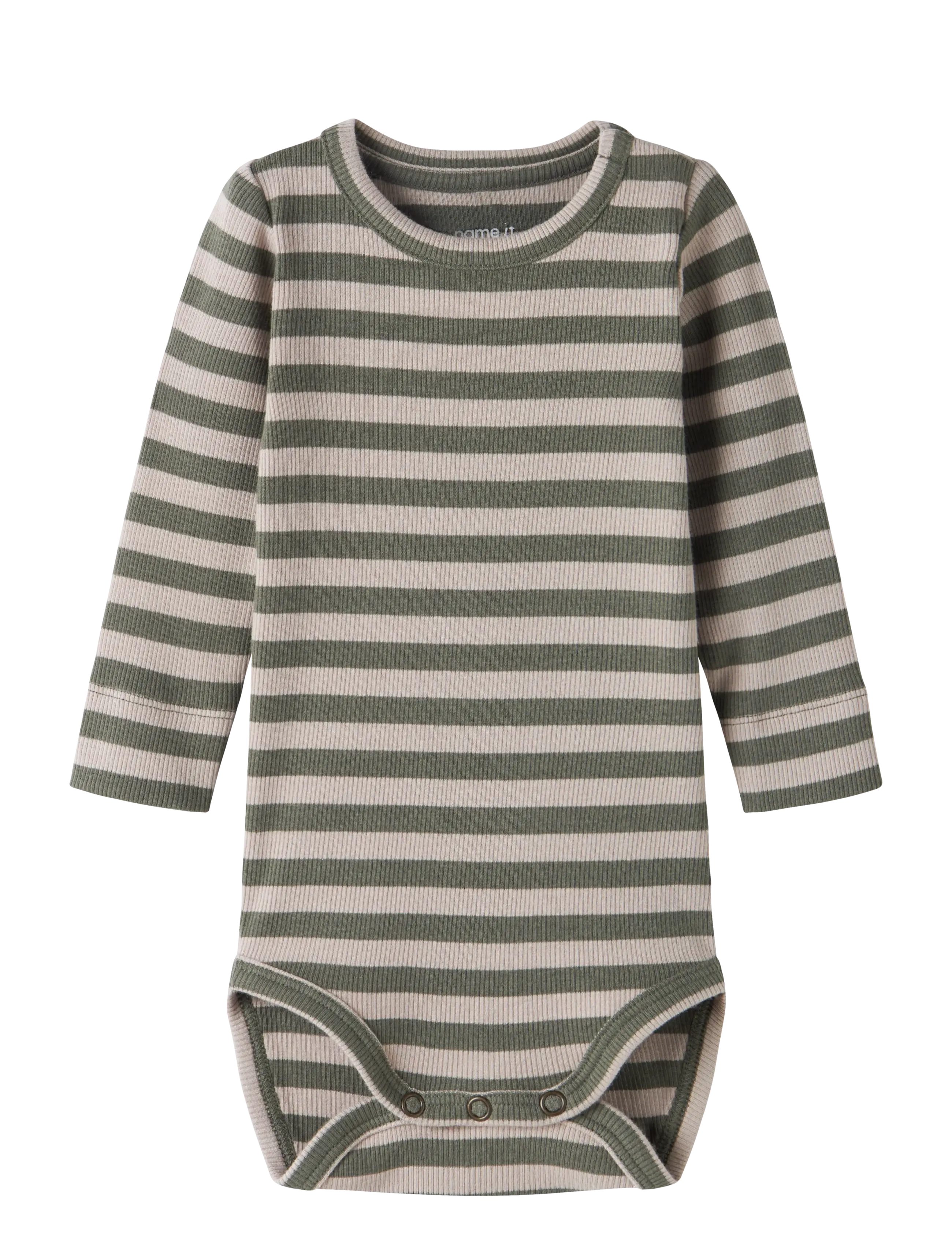 name it NBNBANIO LS BODY NOOS - Kläder - DUSTY OLIVE / khaki/green