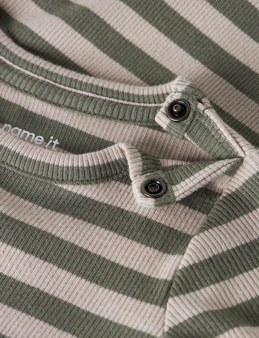 name it - NBNBANIO LS BODY NOOS - pikkade varrukatega - dusty olive - 3