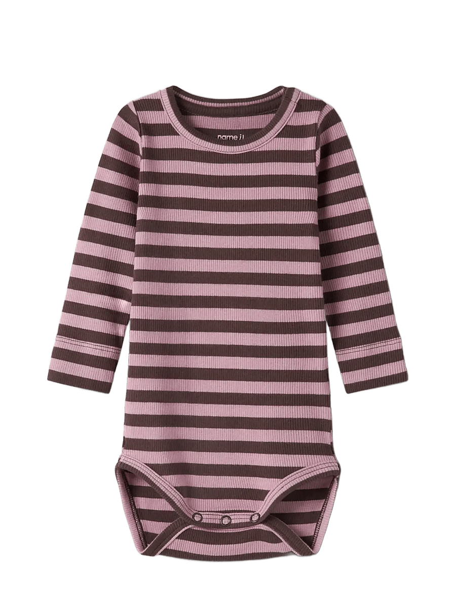 name it - NBNBANIO LS BODY NOOS - met lange mouwen - french roast - 2
