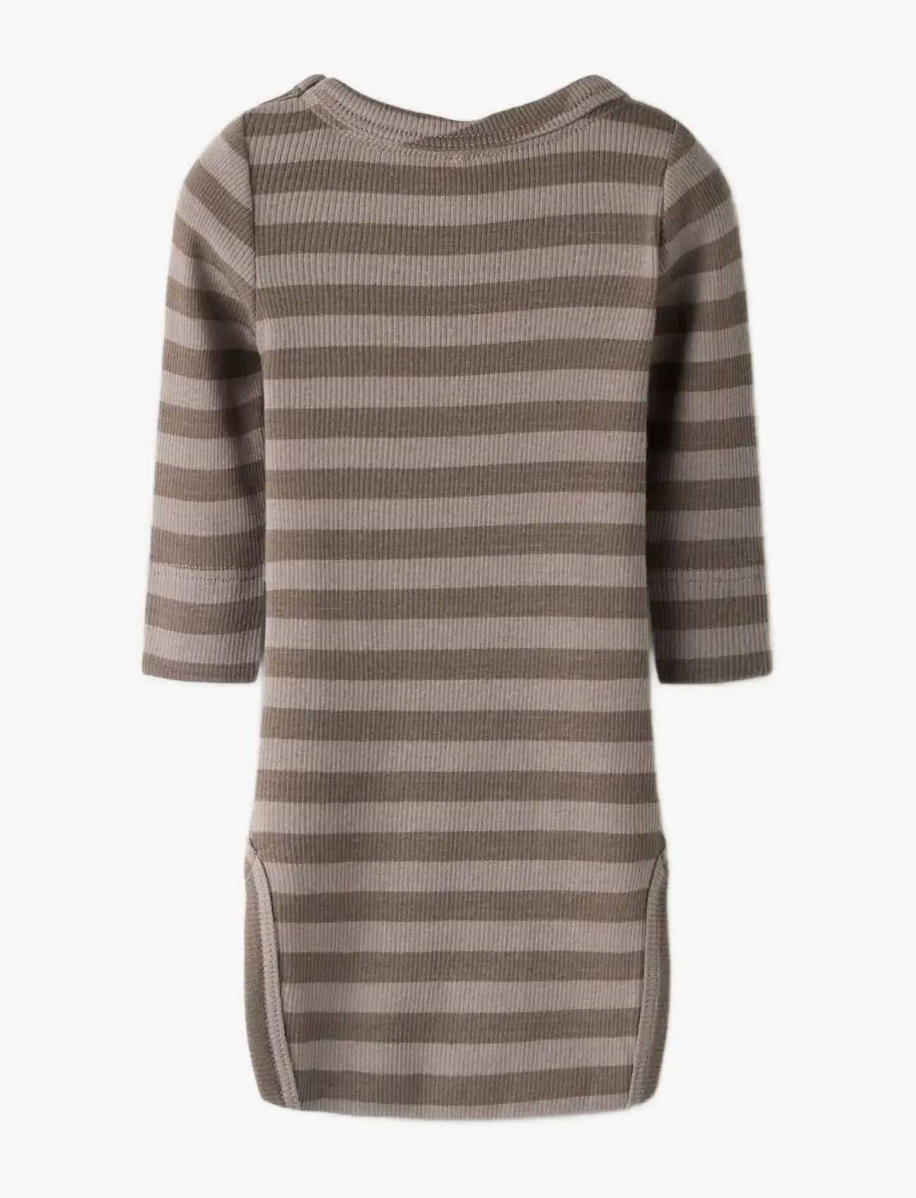 name it - NBNBANIO LS BODY NOOS - langærmede heldragter - morel - 1