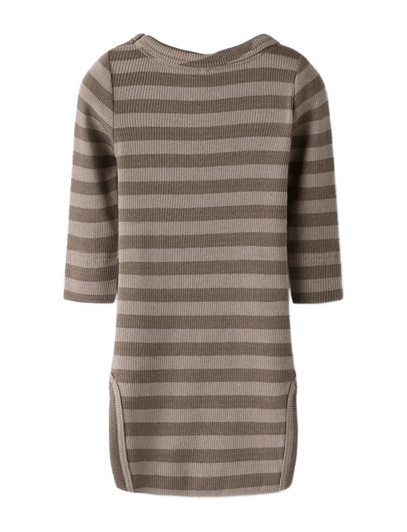 name it - NBNBANIO LS BODY NOOS - langærmede heldragter - morel - 1