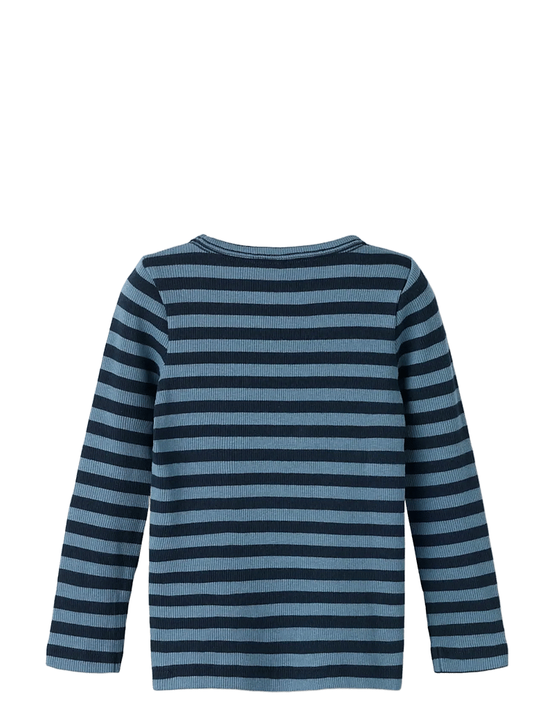name it - NMNBANIO LS XSL TOP NOOS - langærmede t-shirts - dark sapphire - 1