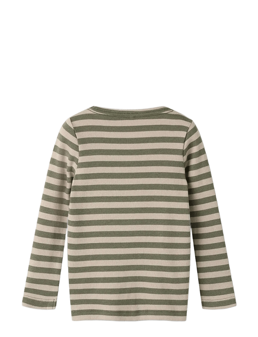 name it - NMNBANIO LS XSL TOP NOOS - långärmade t-shirts - dusty olive - 1