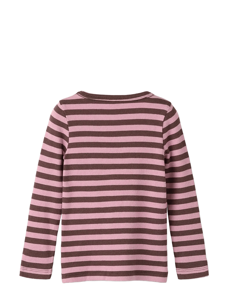 name it - NMNBANIO LS XSL TOP NOOS - långärmade t-shirts - french roast - 1